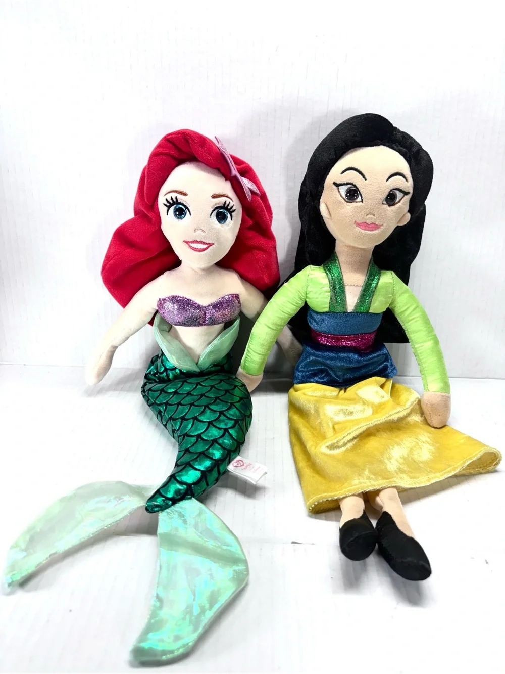 Disney Ty Sparkle Beanie Buddies Little Mermaid & Mulan 17